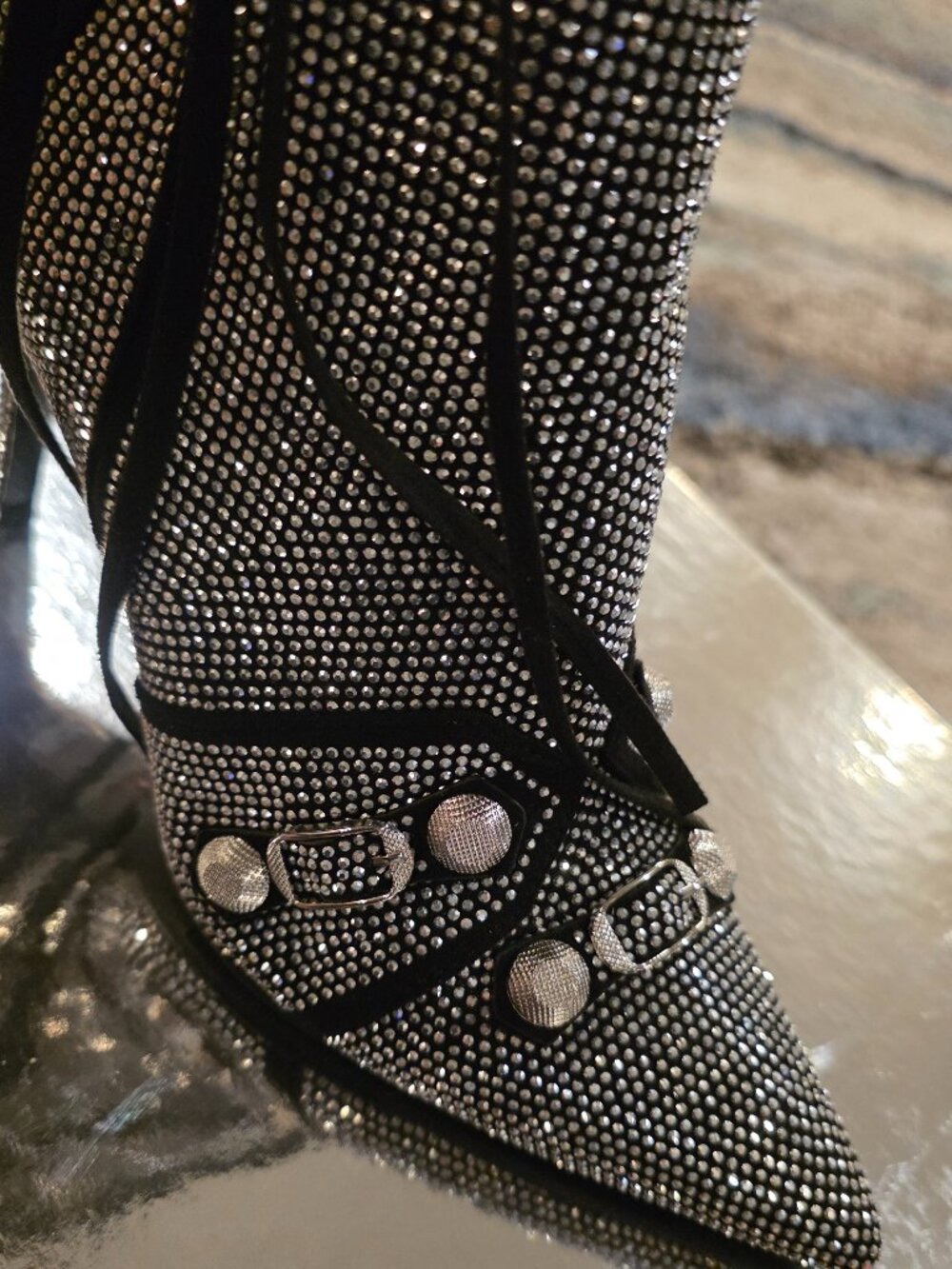 Azalea Wang Bling Heels size 8 - Picture 5 of 8